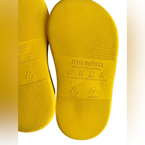 Mini Melissa Jump Jelly Sandal Hook & Loop Size 8 Scented - Picture 12 of 13